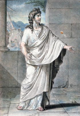 Orestes, costume for 'Andromaque' by Jean Racine, from 'Research on the Costumes and Theatre of All de Philippe Chery