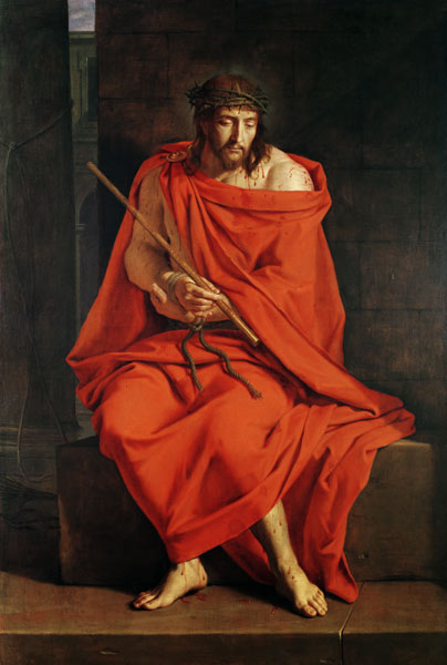 Jesus mocked de Philippe de Champaigne