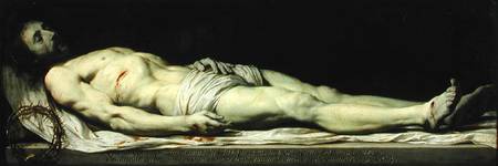 The Dead Christ on his Shroud de Philippe de Champaigne