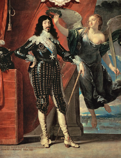 Louis XIII. crowned by Victoria de Philippe de Champaigne