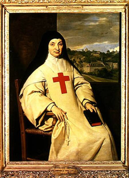 Mother Angelique Arnauld (1591-1661) Abbess of Port-Royal de Philippe de Champaigne