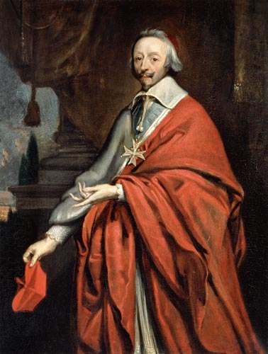 Portrait of Cardinal de Richelieu (1585-1642) de Philippe de Champaigne