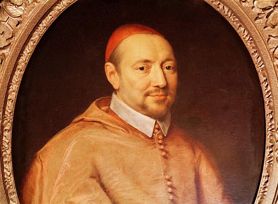 Portrait of Cardinal Pierre de Berulle (1575-1629) (detail) de Philippe de Champaigne