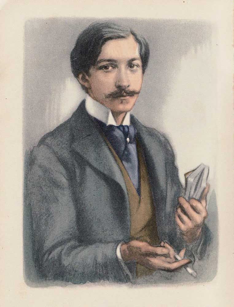 Portrait of Pierre Louÿs (1870-1925) de Philippe Swyncop