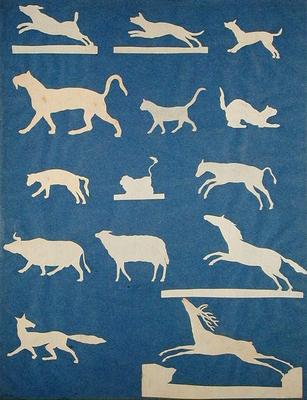 Animals (collage on paper) de Phillip Otto Runge