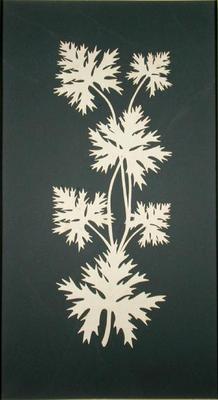 Leaves (collage on paper) de Phillip Otto Runge