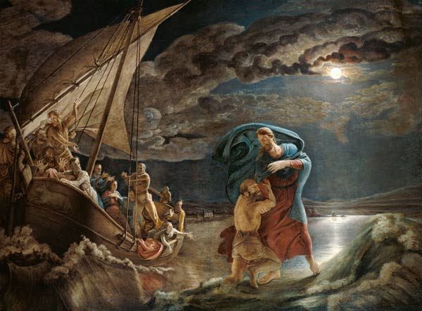 Peter on the sea de Phillip Otto Runge