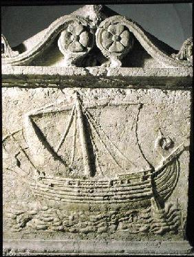 Detail of the Ship Sarcophagus, from Sidon
