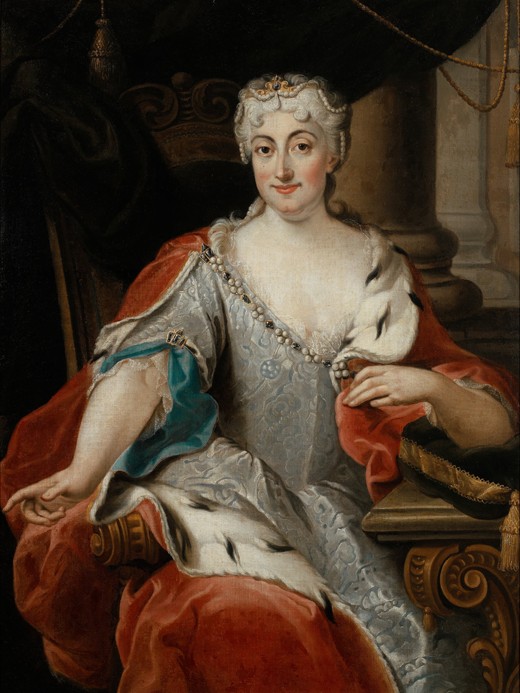 Portrait of Maria Clementina Sobieska (1702-1735) de Pier Leone Ghezzi