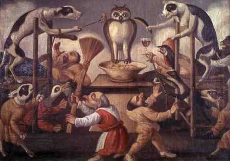 Temptation of the Owl de Pier Leone Ghezzi