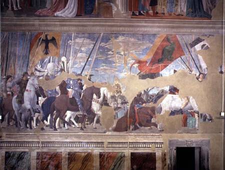 The Battle of the Milvian Bridge, 312 AD, from the Legend of the True Cross de Piero della Francesca