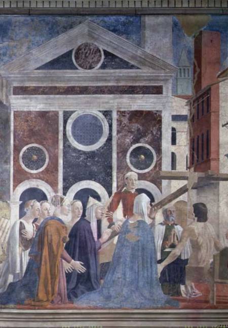 The Legend of the True Cross, detail of the verification de Piero della Francesca