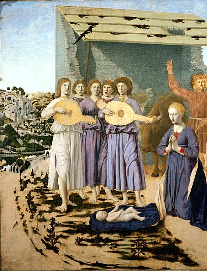 Nativity, 1470-75 (detail of 5240) de Piero della Francesca