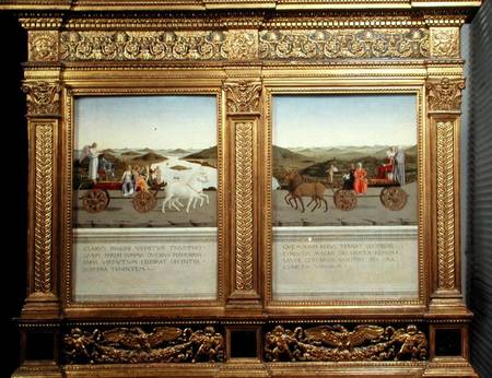 The Triumphs of Duke Federico da Montefeltro (1422-82) and Battista Sforza de Piero della Francesca
