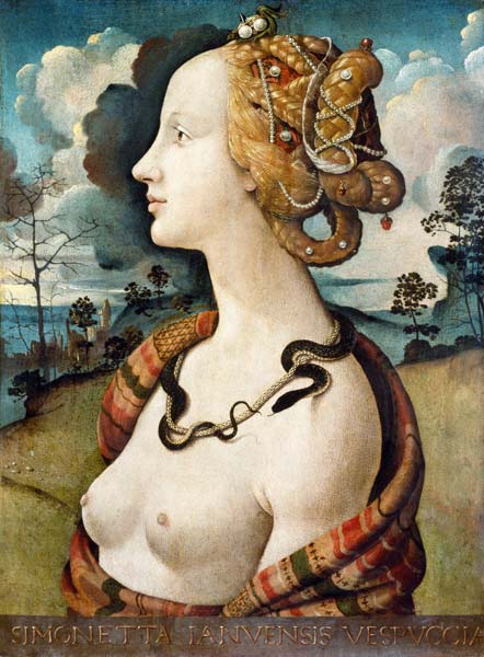 Retrato de Simonetta Vespucci de Piero di Cosimo