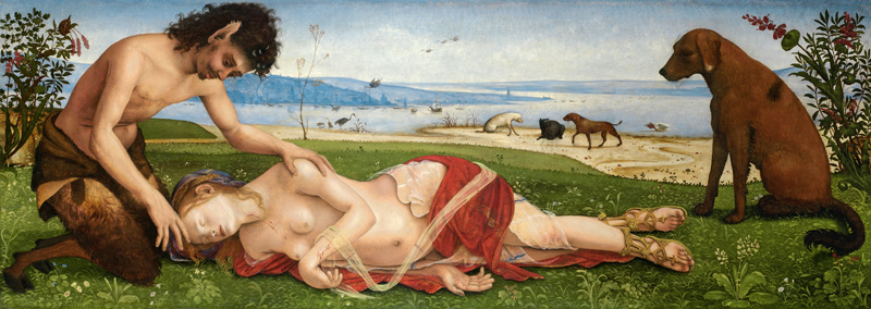 A Satyr Mourning over a Nymph, c.1495 de Piero di Cosimo