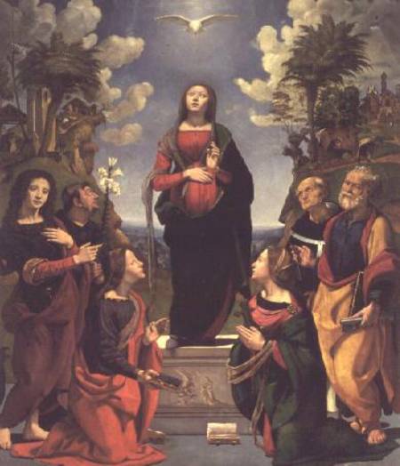 Immaculate Conception and Six Saints de Piero di Cosimo