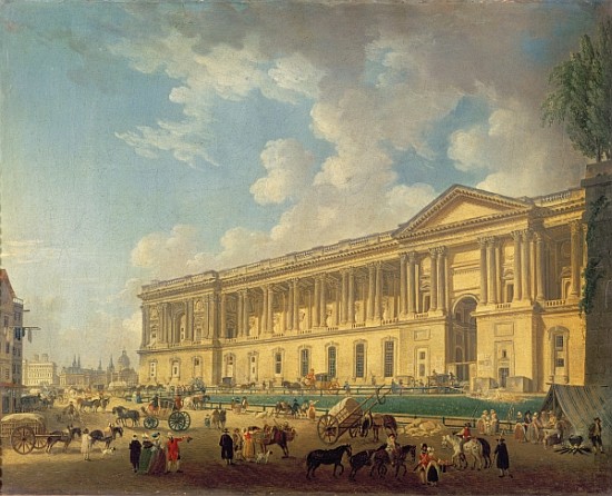 The Colonnade of the Louvre. c.1770 de Pierre Antoine Demachy