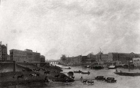 View of Paris from the Pont-Neuf de Pierre Antoine Demachy