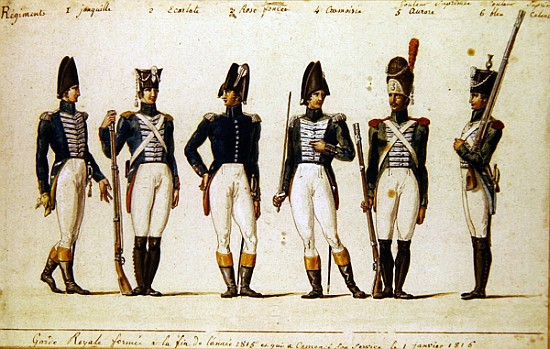 French Royal Guard de Pierre Antoine Lesueur