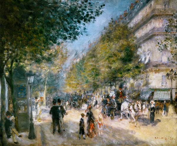 Los grandes bulevares de Pierre-Auguste Renoir