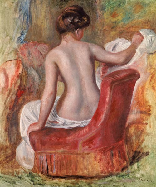 Nude in an Armchair de Pierre-Auguste Renoir