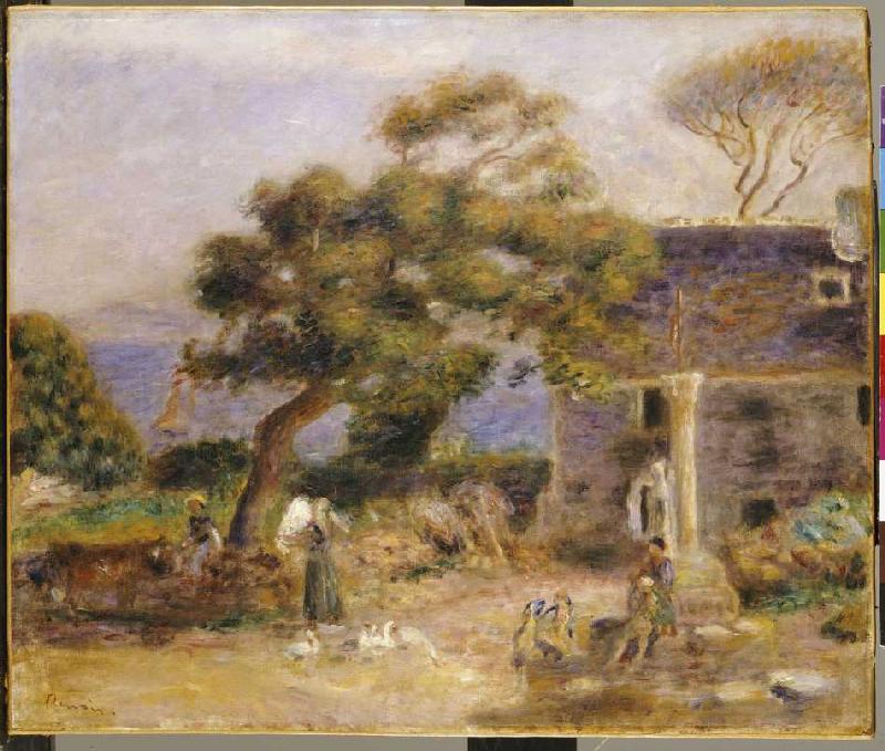 Blick auf Treboul de Pierre-Auguste Renoir