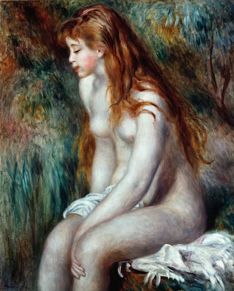 Young ones bathing de Pierre-Auguste Renoir