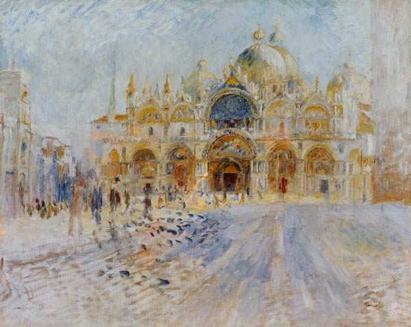 Plaza San Marcos en Venecia de Pierre-Auguste Renoir