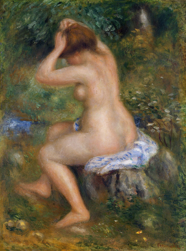 A Bather de Pierre-Auguste Renoir