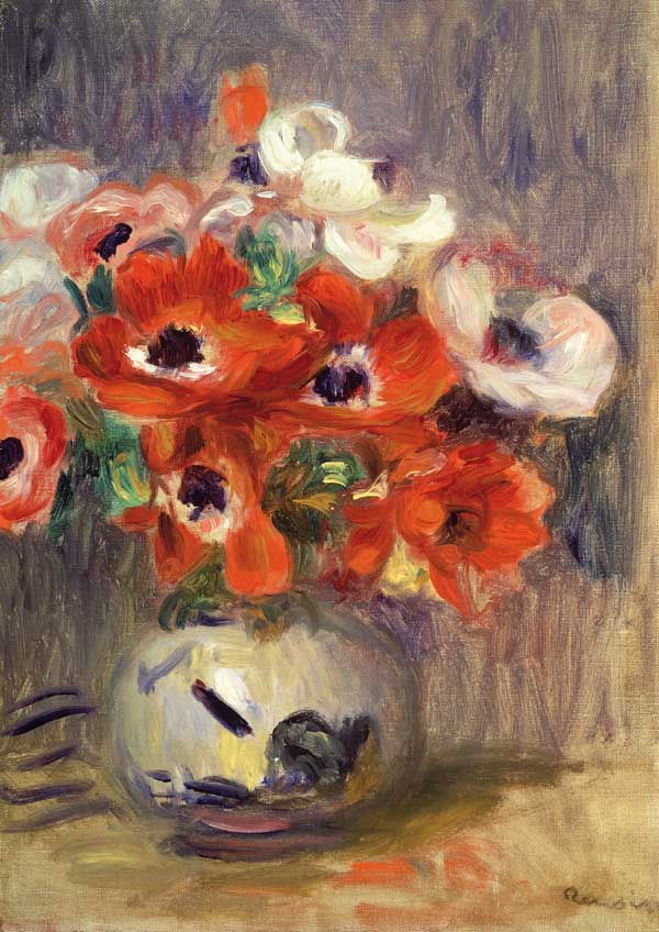 Anemones de Pierre-Auguste Renoir