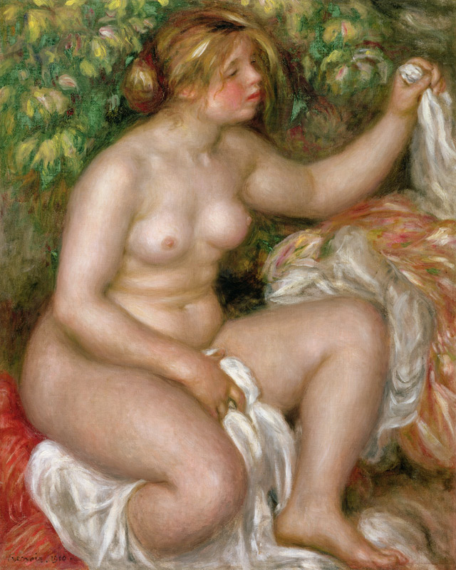 Renoir / Apres le bain / 1910 de Pierre-Auguste Renoir