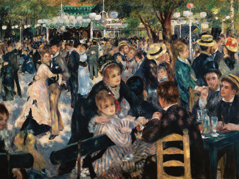 Baile en el Moulin de La Galette de Pierre-Auguste Renoir
