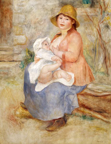 A.Renoir / Mother s Joy (Breastfeeding) de Pierre-Auguste Renoir