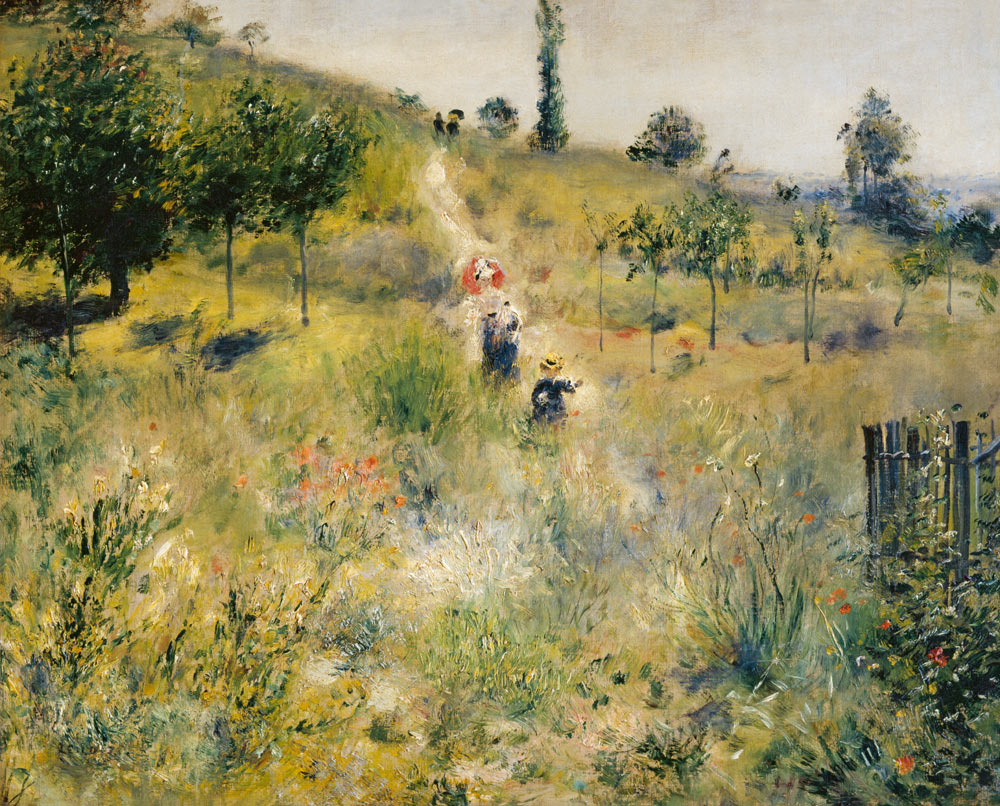 Auguste Renoir, Chemin montant... 1876/7 de Pierre-Auguste Renoir