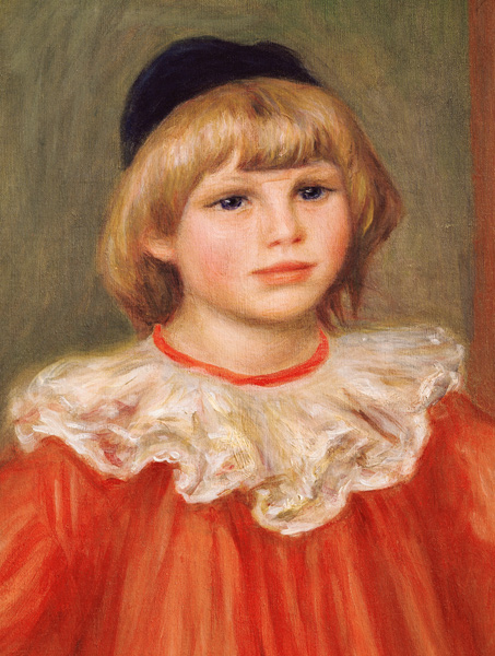 Claude Renoir dressed as a clown - Detail de Pierre-Auguste Renoir