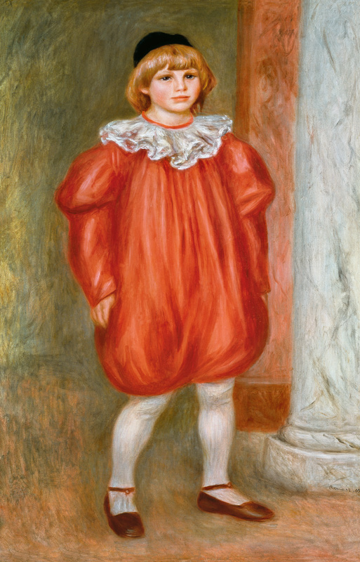 Claude Renoir in a Clown Costume de Pierre-Auguste Renoir