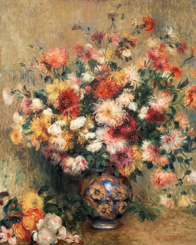 Dalias de Pierre-Auguste Renoir