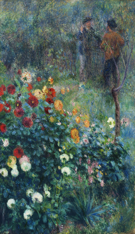 Der Garden an der Rue Cortot, Montmartre de Pierre-Auguste Renoir