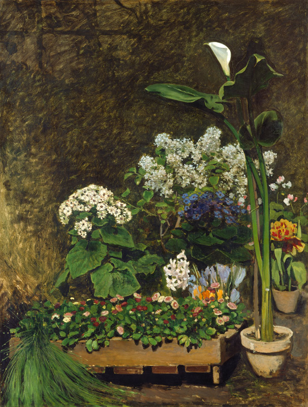 Flowers in a Greenhouse de Pierre-Auguste Renoir