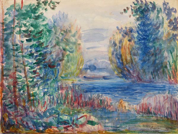 River Landscape de Pierre-Auguste Renoir