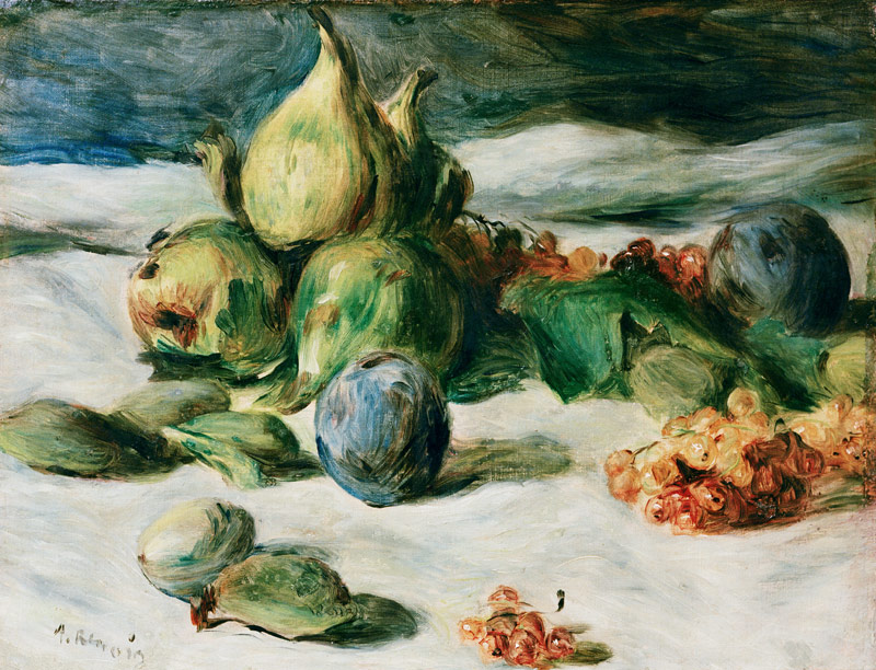 Bodegón de frutas de Pierre-Auguste Renoir