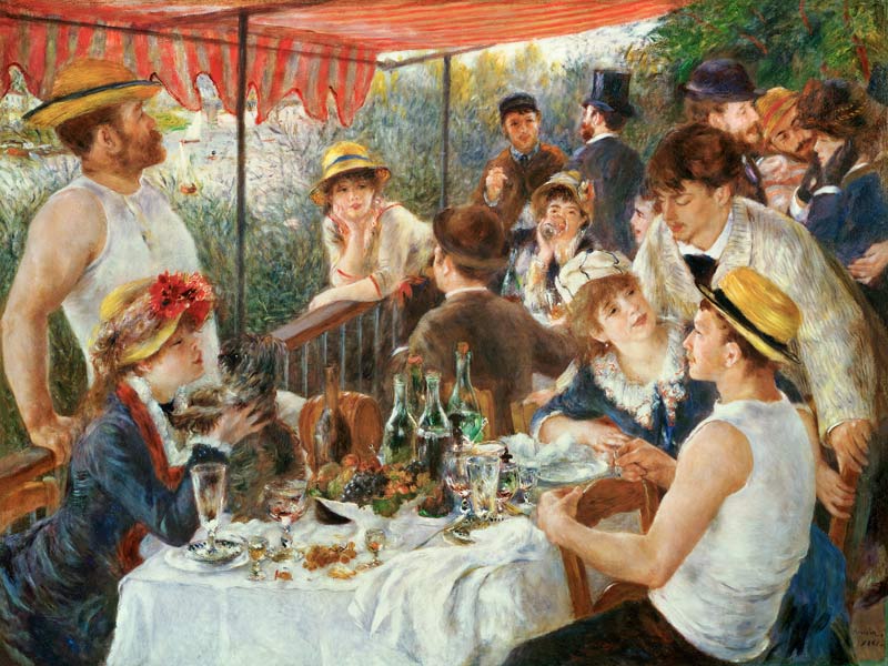 El almuerzo de los remeros de Pierre-Auguste Renoir