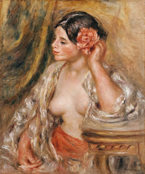 Gabrielle a sa Coiffure de Pierre-Auguste Renoir