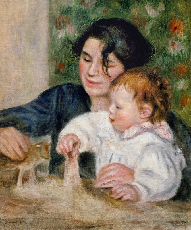 Gabrielle y Jean de Pierre-Auguste Renoir