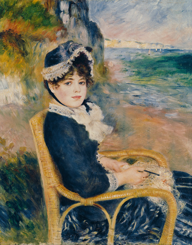 By the Seashore de Pierre-Auguste Renoir