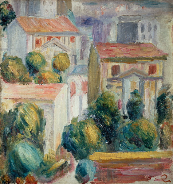 House at Cagnes de Pierre-Auguste Renoir