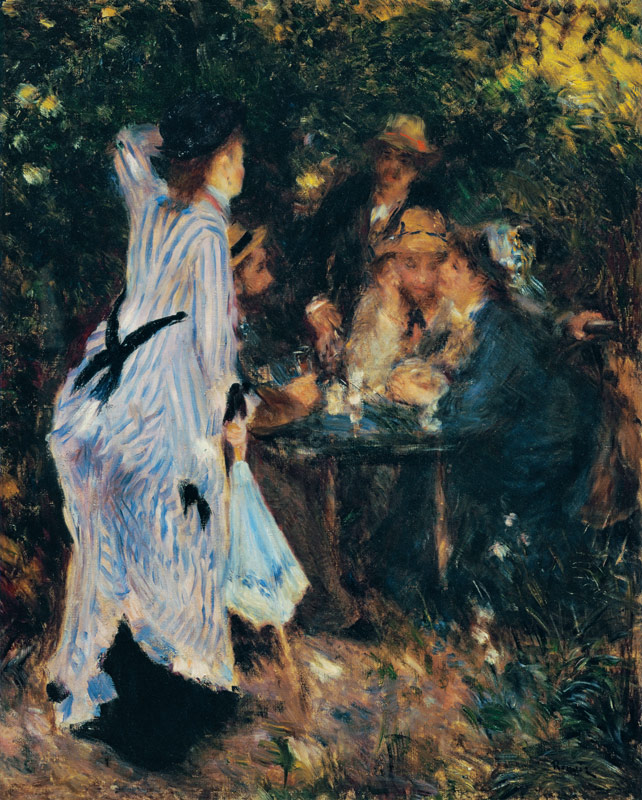 In the Garden, or Under the Trees of the Moulin de la Galette de Pierre-Auguste Renoir