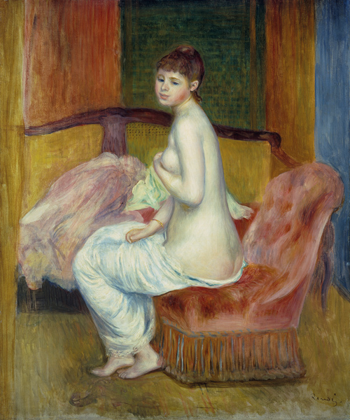 Young female act, sedentary. de Pierre-Auguste Renoir