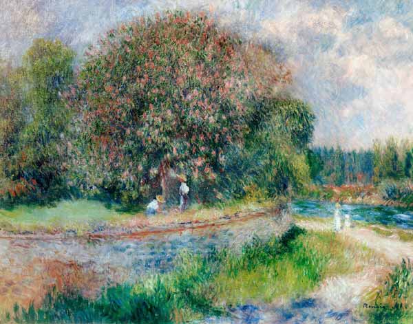 Flores de castaño de Pierre-Auguste Renoir